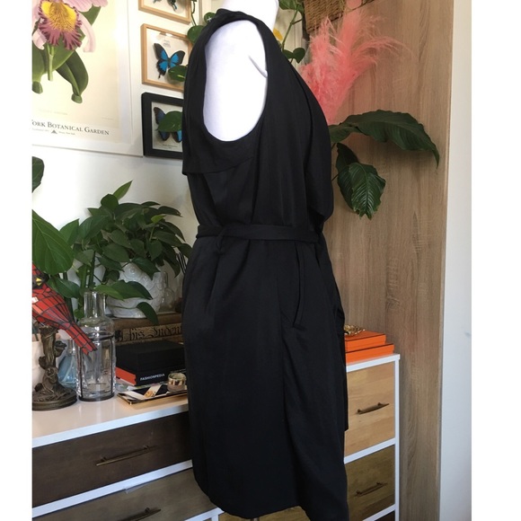 All Saints Hace Sleeveless Trench Black US 2 - Picture 5 of 11